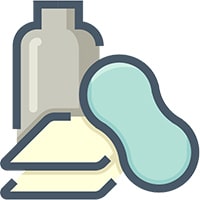 コーティング剤の塗り込み